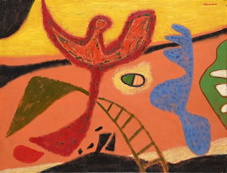 'Bird with stairs'