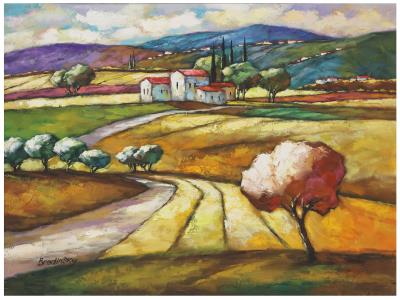 Landscape with Rolling Hills