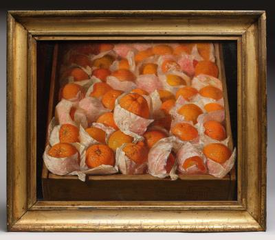 The orange crate by Augusto Ferri - Auction record, sale price, and art valuation. Compare with similar artists and explore comparable artworks.
