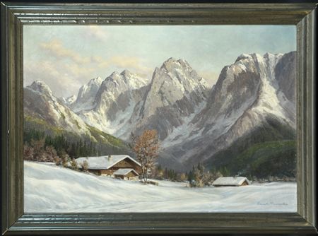 Mountain House before the Wilden Kaiser by Alexander Reinhardt - Auction record, sale price, and art valuation. Compare with similar artists and explore comparable artworks.