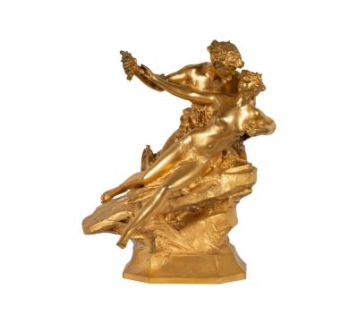 Nymphe et Satyr
