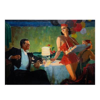The Evening by Tom Webb - Auction record, sale price, and art valuation. Compare with similar artists and explore comparable artworks.