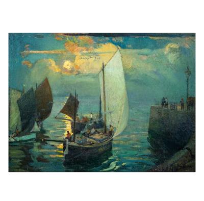 Harbor by Moonlight, St. Ives