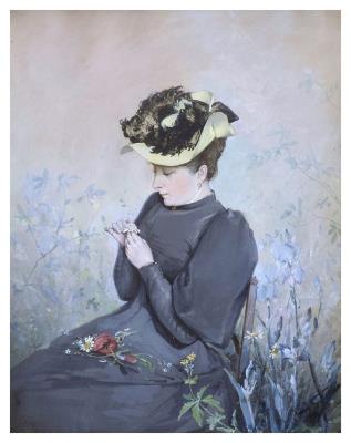 Femme coiffée à la marguerite, 1893
