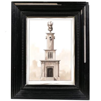 Preliminary Designs for a Lighthouse in the Style of Nicholas Hawksmoor