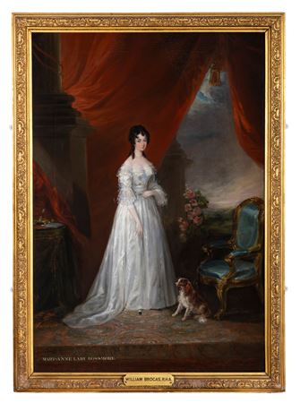 Portrait of Mary Anne, Lady Rossmore by William Brocas - Auction record, sale price, and art valuation. Compare with similar artists and explore comparable artworks.