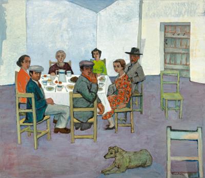 Tea Party (1955) by Gerard Dillon - Auction record, sale price, and art valuation. Compare with similar artists and explore comparable artworks.