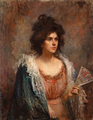 Woman with Fan