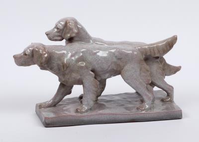 Two Hunting Dogs by Lilli Hummel-Konig - Auction record, sale price, and art valuation. Compare with similar artists and explore comparable artworks.