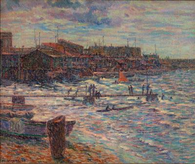 Summer evening at the Pointe-Rouge, Marseille