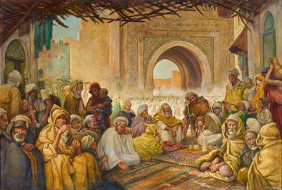Feast of Achoura, Fez (Morocco), 1949 by Louis Granata - Auction record, sale price, and art valuation. Compare with similar artists and explore comparable artworks.