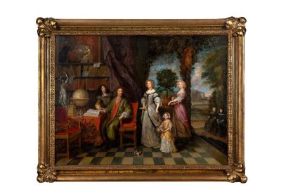 Family portrait at the court of Coudenberg Castle
