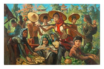 Market scene