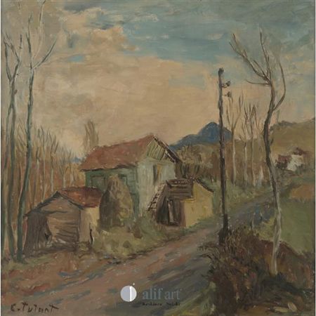 “View of Izmit Yuvacik Village Road” by Celal Tutant - Auction record, sale price, and art valuation. Compare with similar artists and explore comparable artworks.