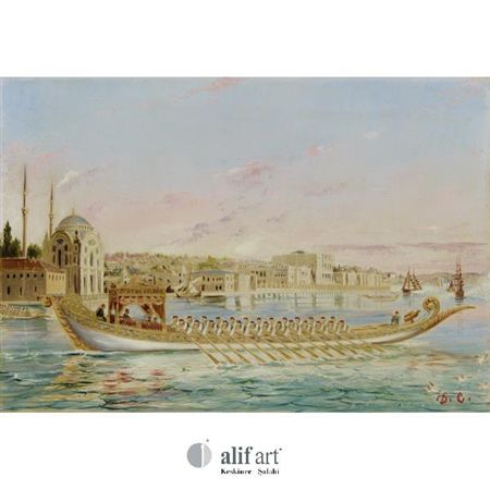 The Imperial Barge in Dolmabahce by Davit Ciraciyan - Auction record, sale price, and art valuation. Compare with similar artists and explore comparable artworks.