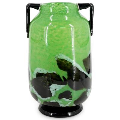 Art Deco David Gueron Degue French Glass Vase