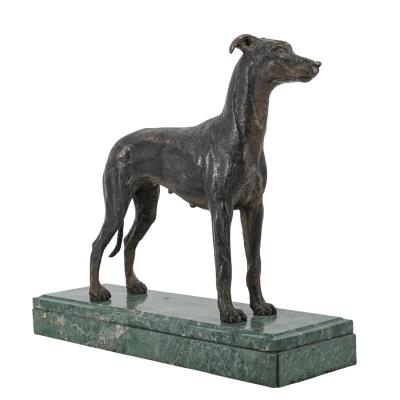Large Bronze Greyhound Sculpture