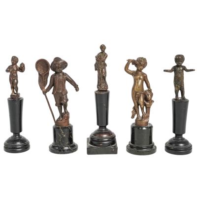 Antique Bronze Sculptural Figurines