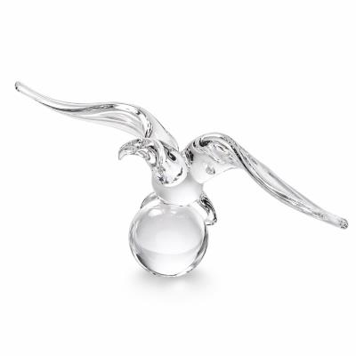 Crystal Eagle on Ball Sculpture