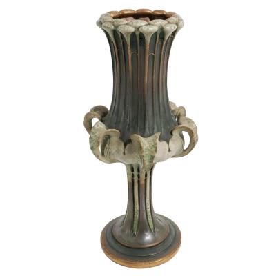 Floral Amphora Ceramic Vase