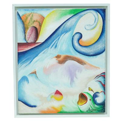 Untitled Abstract Figural Composition