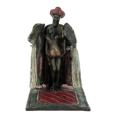Erotic Bronze Bedouin Figurine