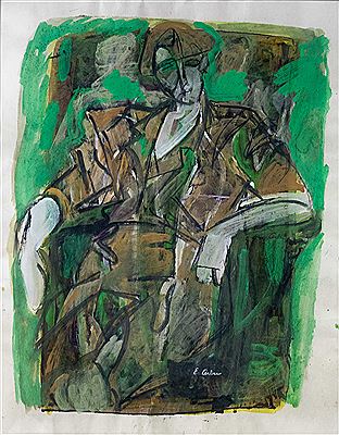 "Woman on the Armchair"