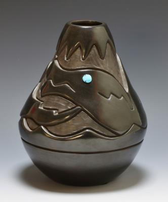 Santa Clara Pueblo Pottery Vase