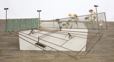 Tennis Wall Sculpture