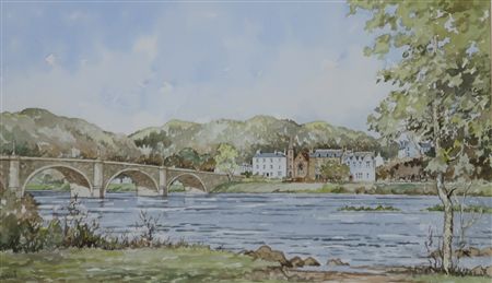 Dunkeld by Irvine Russell - Auction record, sale price, and art valuation. Compare with similar artists and explore comparable artworks.