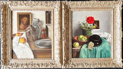 Pair of still lifes