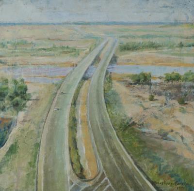 Landscape with road (1996) by Rosa Perez Carasa - Auction record, sale price, and art valuation. Compare with similar artists and explore comparable artworks.
