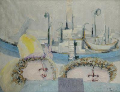 In the port by Angel Medina Gutierrez - Auction record, sale price, and art valuation. Compare with similar artists and explore comparable artworks.