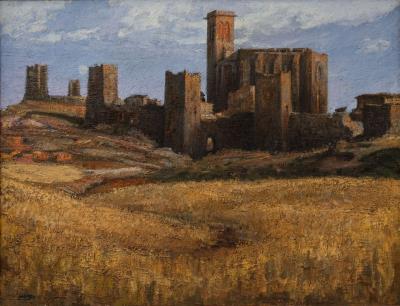 View of Artajona by Jesus Lasterra Gonzalez De Orduna - Auction record, sale price, and art valuation. Compare with similar artists and explore comparable artworks.