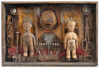 Wooden Dolls and Tools