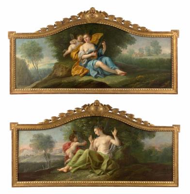 Allegory of sight and Allegory of hearing