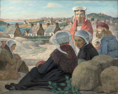 Scrappers on a Breton coastline by Gustave René Pierre - Auction record, sale price, and art valuation. Compare with similar artists and explore comparable artworks.