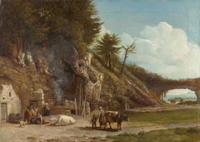 Personnages près d’un four dans un paysage by Jean Pierre Louis Laurent Houel - Auction record, sale price, and art valuation. Compare with similar artists and explore comparable artworks.