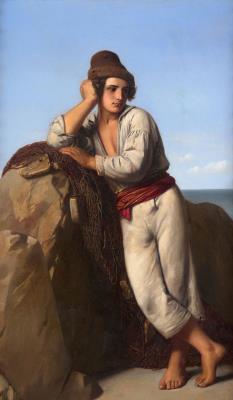 Portrait of a Young Italian Fisherman by Alexandre Hesse - Auction record, sale price, and art valuation. Compare with similar artists and explore comparable artworks.