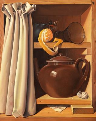 Still Life with Lemon and Teapot
