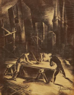 Finishing of the Plate at the Construction Site (Concrete)
