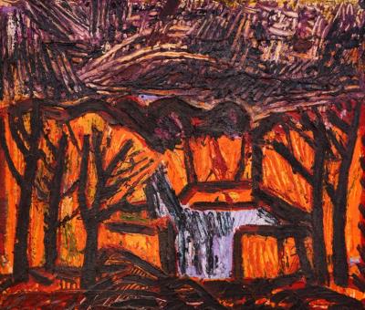 Landscape in purple [1980's]
