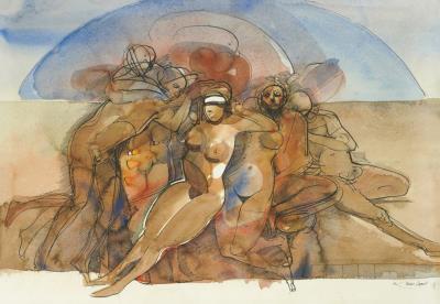 Composition of Human Bodies by Rudi Labas - Auction record, sale price, and art valuation. Compare with similar artists and explore comparable artworks.