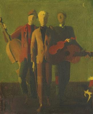 Musicians by Miljenko Stancic - Auction record, sale price, and art valuation. Compare with similar artists and explore comparable artworks.