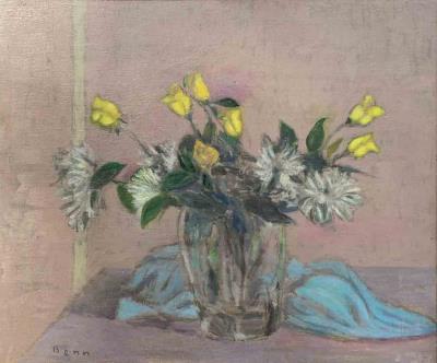 Seven yellow roses