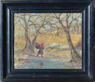 Landscape by Eugeny Borisovich Oks - Auction record, sale price, and art valuation. Compare with similar artists and explore comparable artworks.