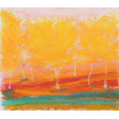 Birch Trees (yellow)