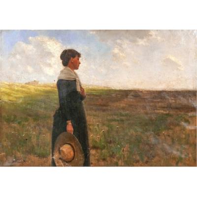 Young Woman in Field