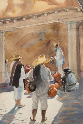 The Marketplace, a South American Scene