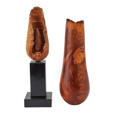 Sculptural Vase and Vessel on Stand